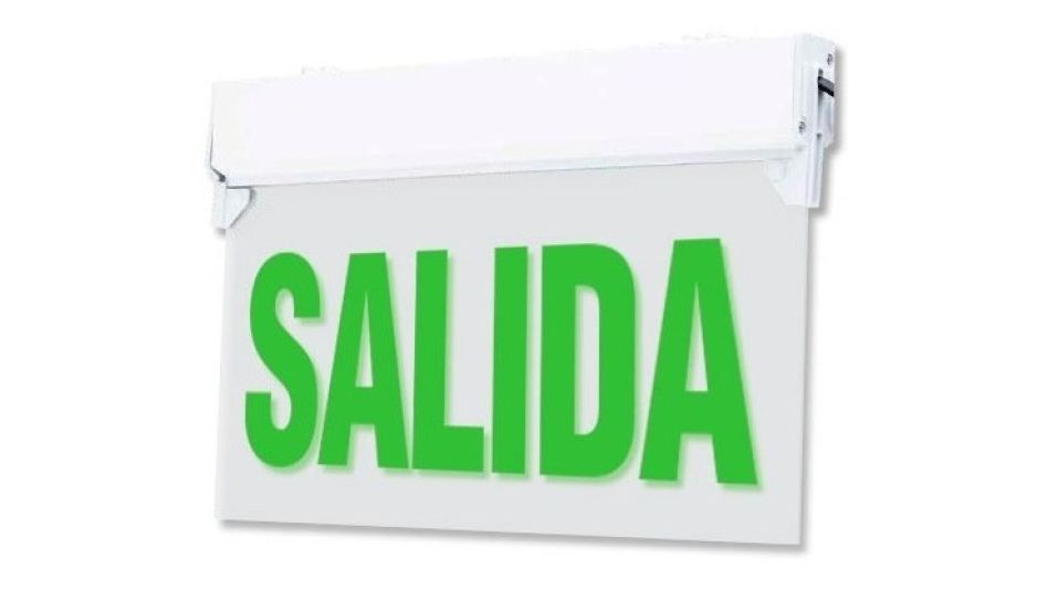 Cartel de salida