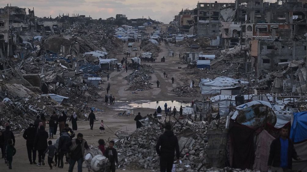 "Parece la Franja de Gaza"