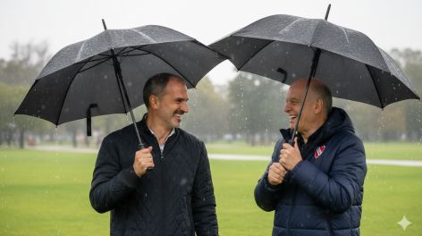 Abriendo los paraguas